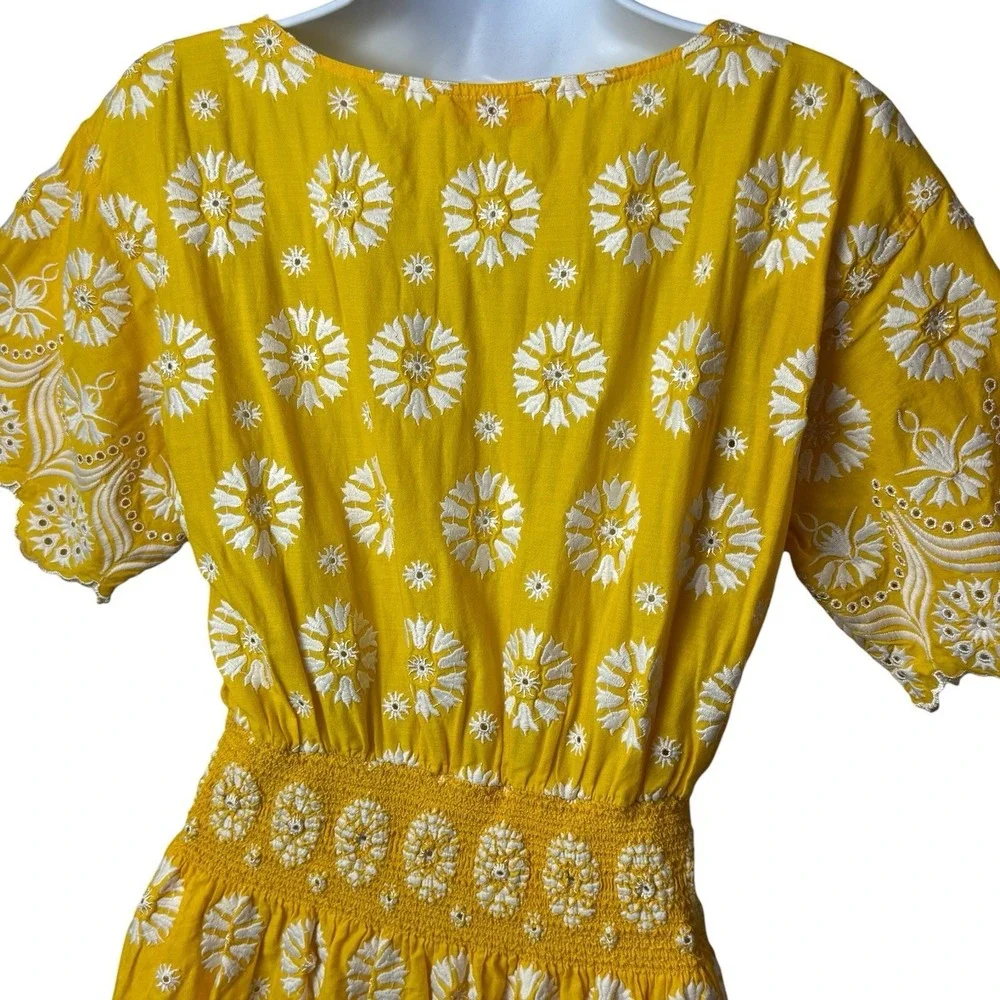 Tory Burch Floral Embroidered Mini Summer Dress Special Occasion‎ Garden 2